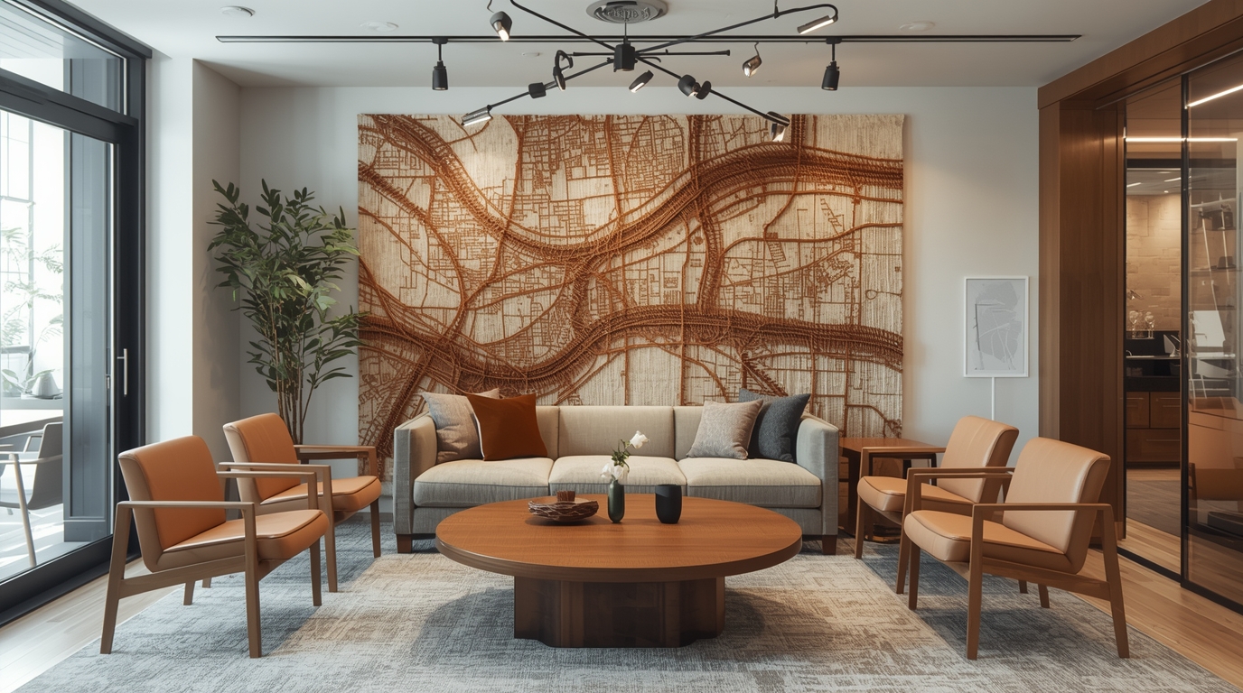 Crafted Threaded Tactile Tapestry Collective Collection Urban