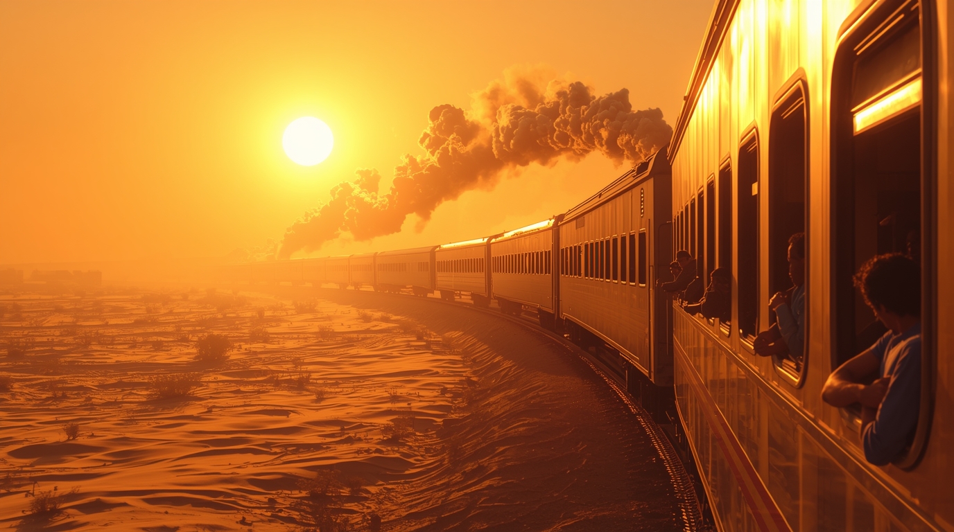 Cinder Waltz on the Desert Rails