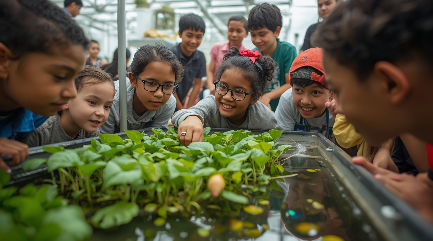 Bringing Sustainable Aquaponics to Urban Classrooms