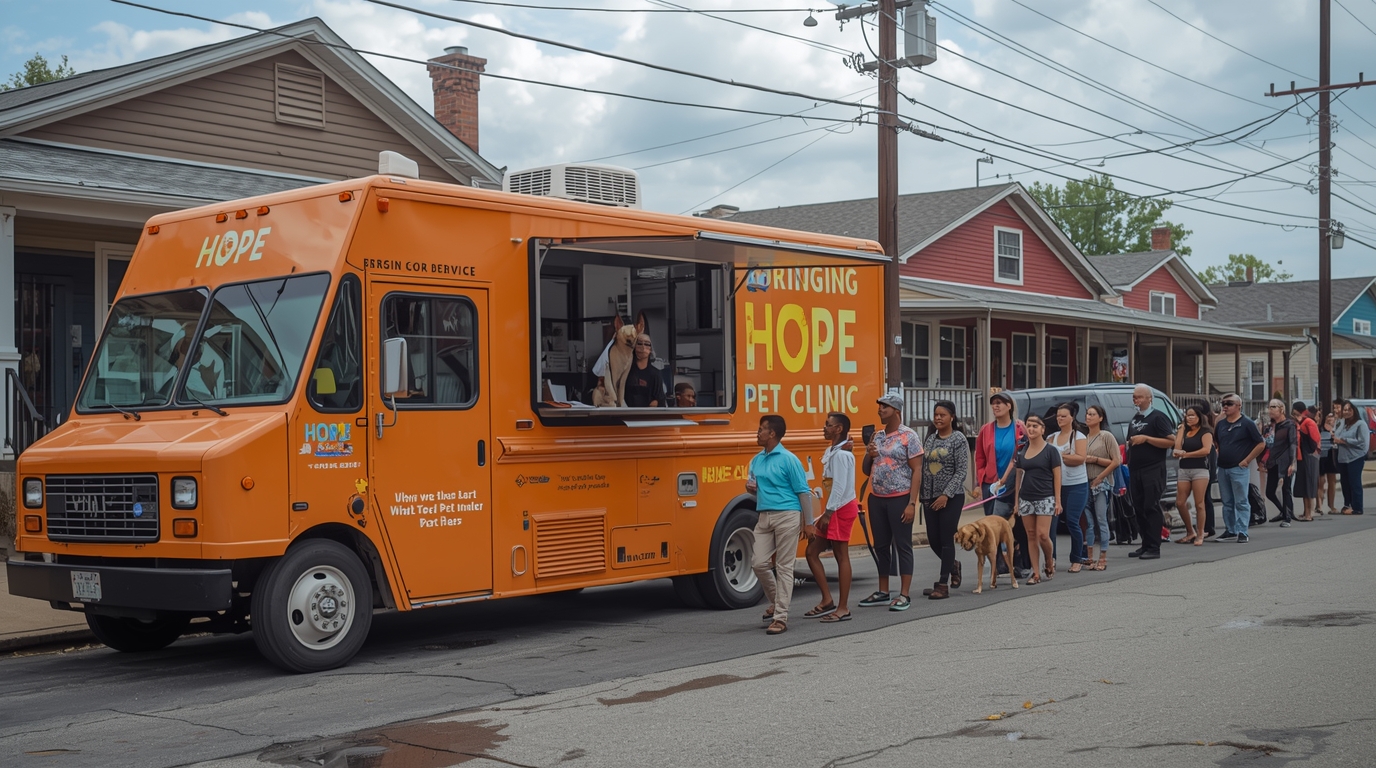 Mobile Veterinary Clinic for Low Income Pet Owners