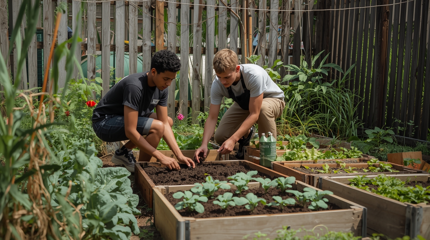 Seeds of Change Urban Farming Training for Refugees