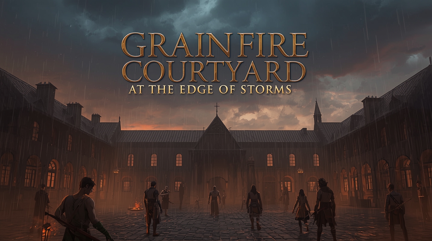 Grainfire Courtyard at the Edge of Storms