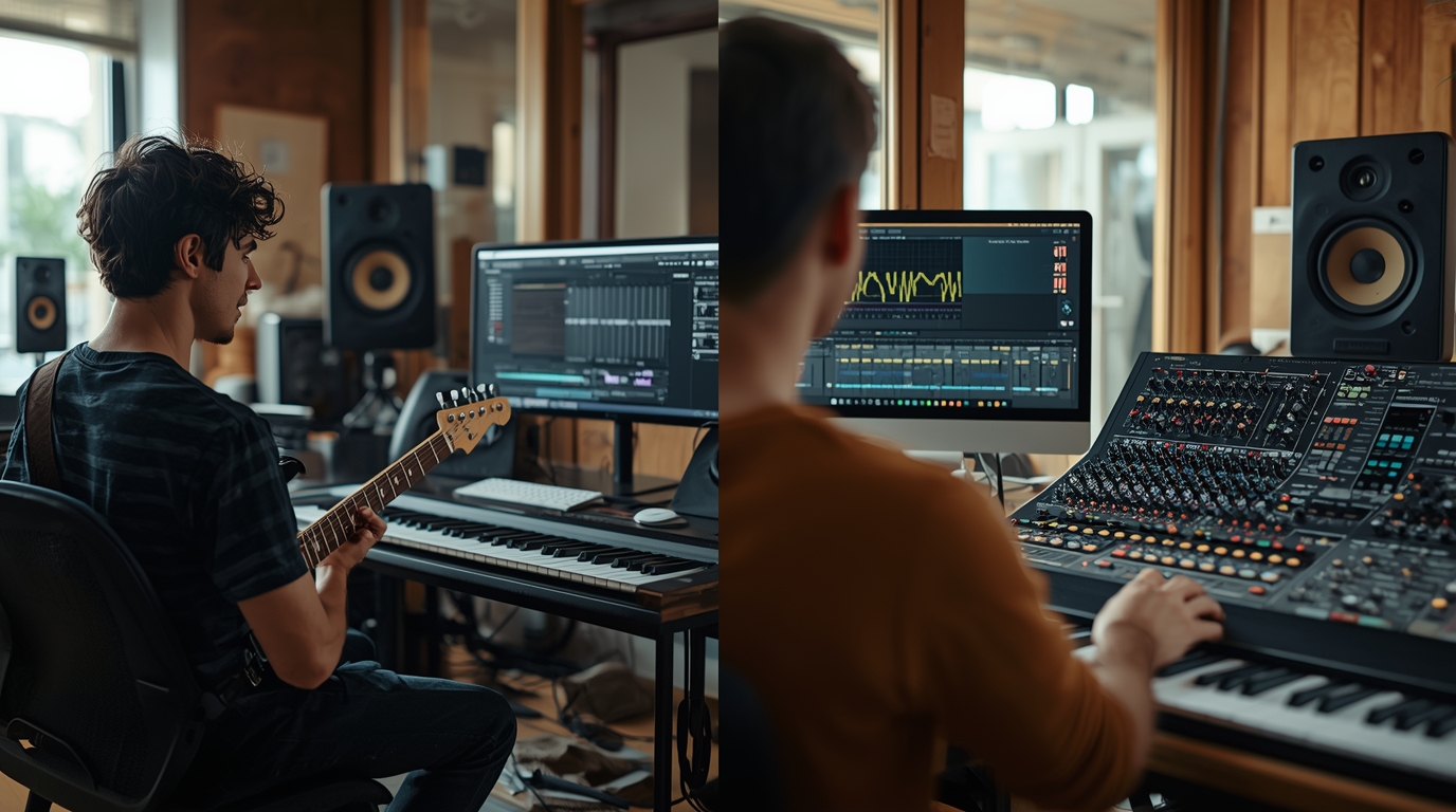 Collaborative Music Composition Software with Real-Time Sync