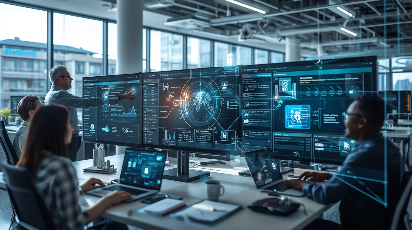 Secure Enterprise Collaboration Hub with AI Workflow
