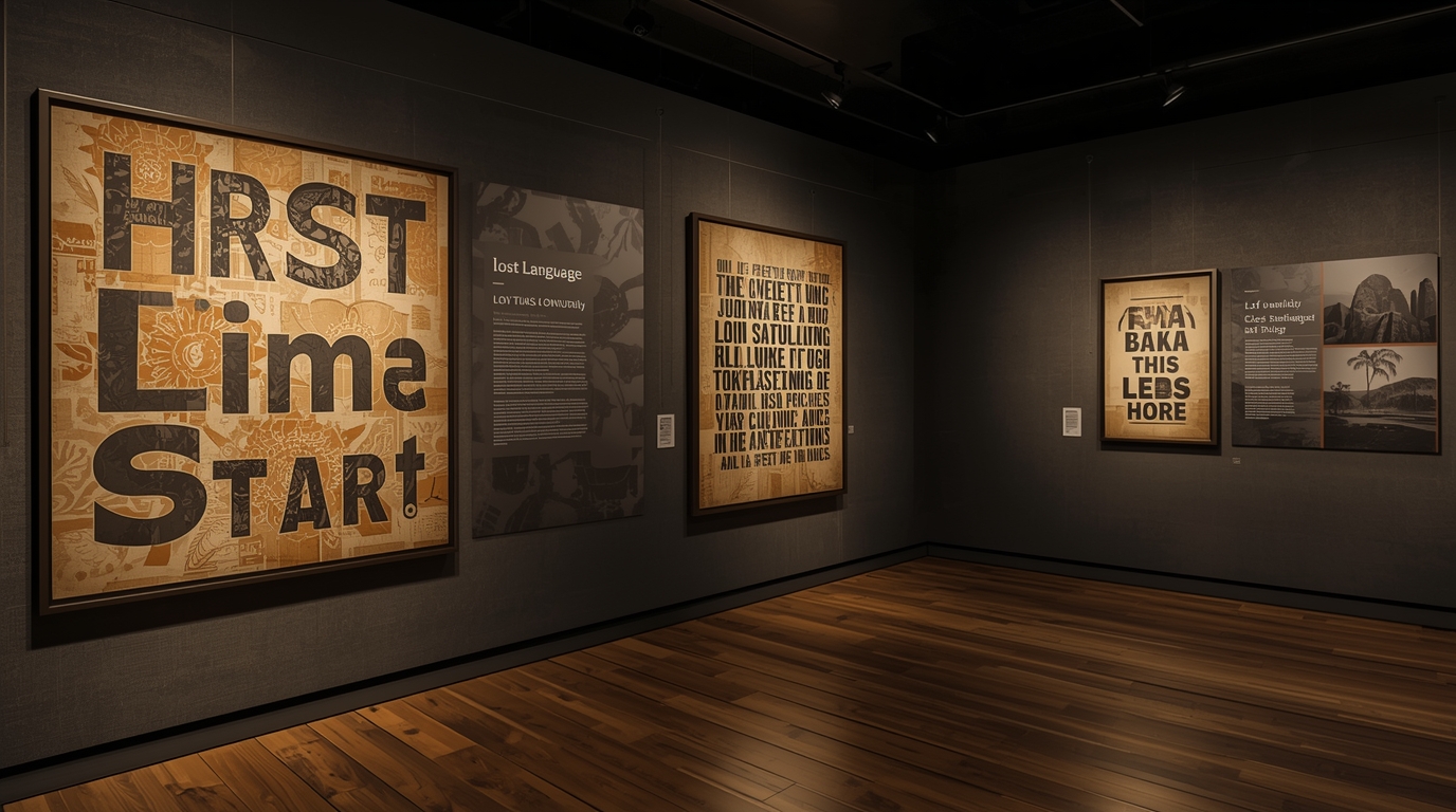 The Lost Language Typography Project