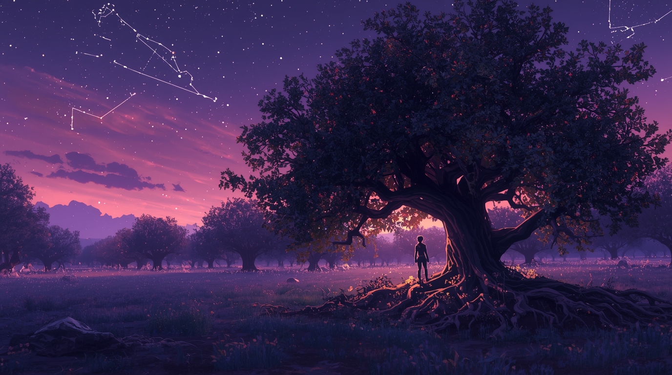 Starfarer's Orchard at Dusk